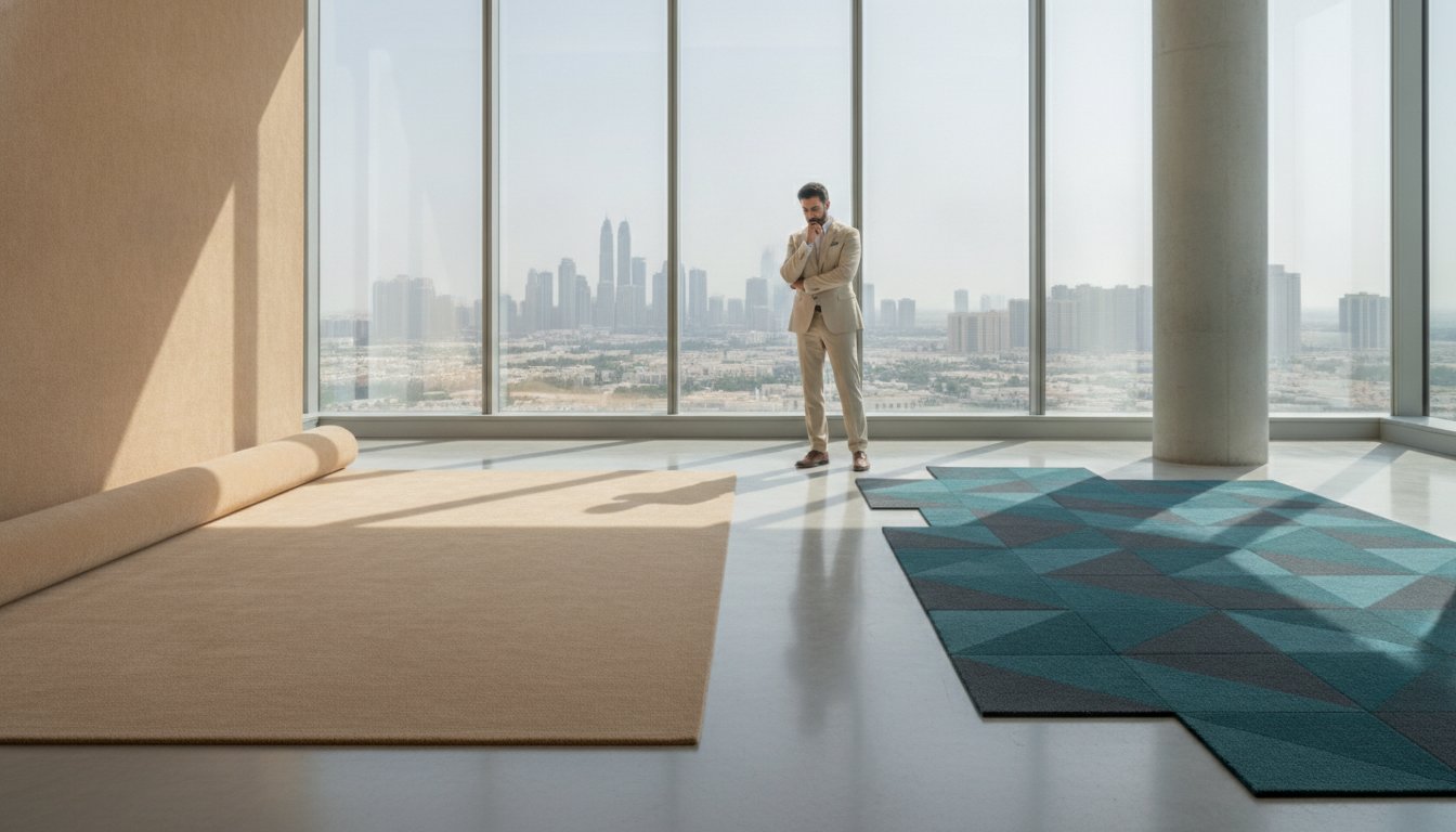 Carpet Tiles vs Wall to Wall: A Soft Flooring Guide