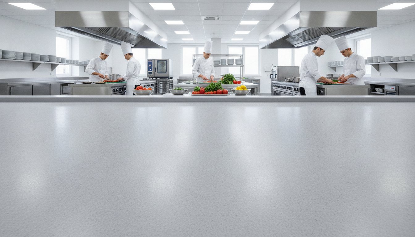The Connoisseur’s Guide to Safety Flooring for Industrial Kitchens: Balancing Culinary Artistry with Operational Security