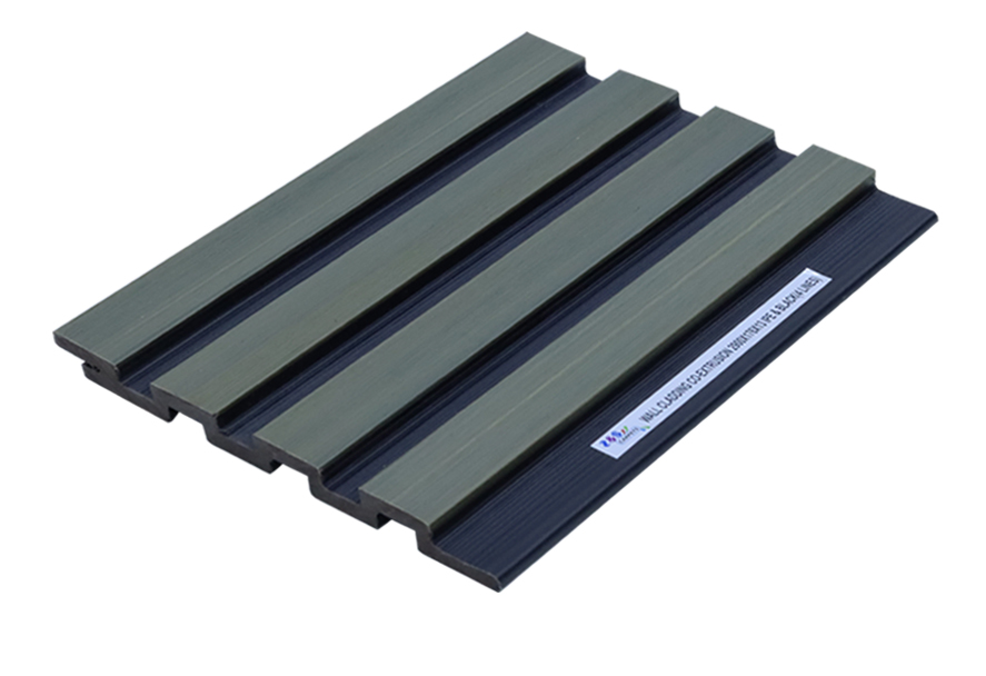 WPC CO-EXTRUSION 4-LINES IPE & Black Wall Cladding (2900X176X13)