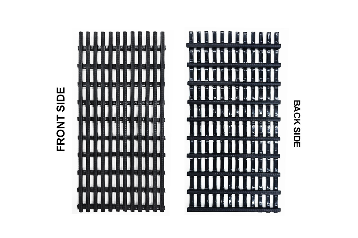 PVC Flexible Grating/Grid Mat Black (Roll Size: 1.2M x 10M)