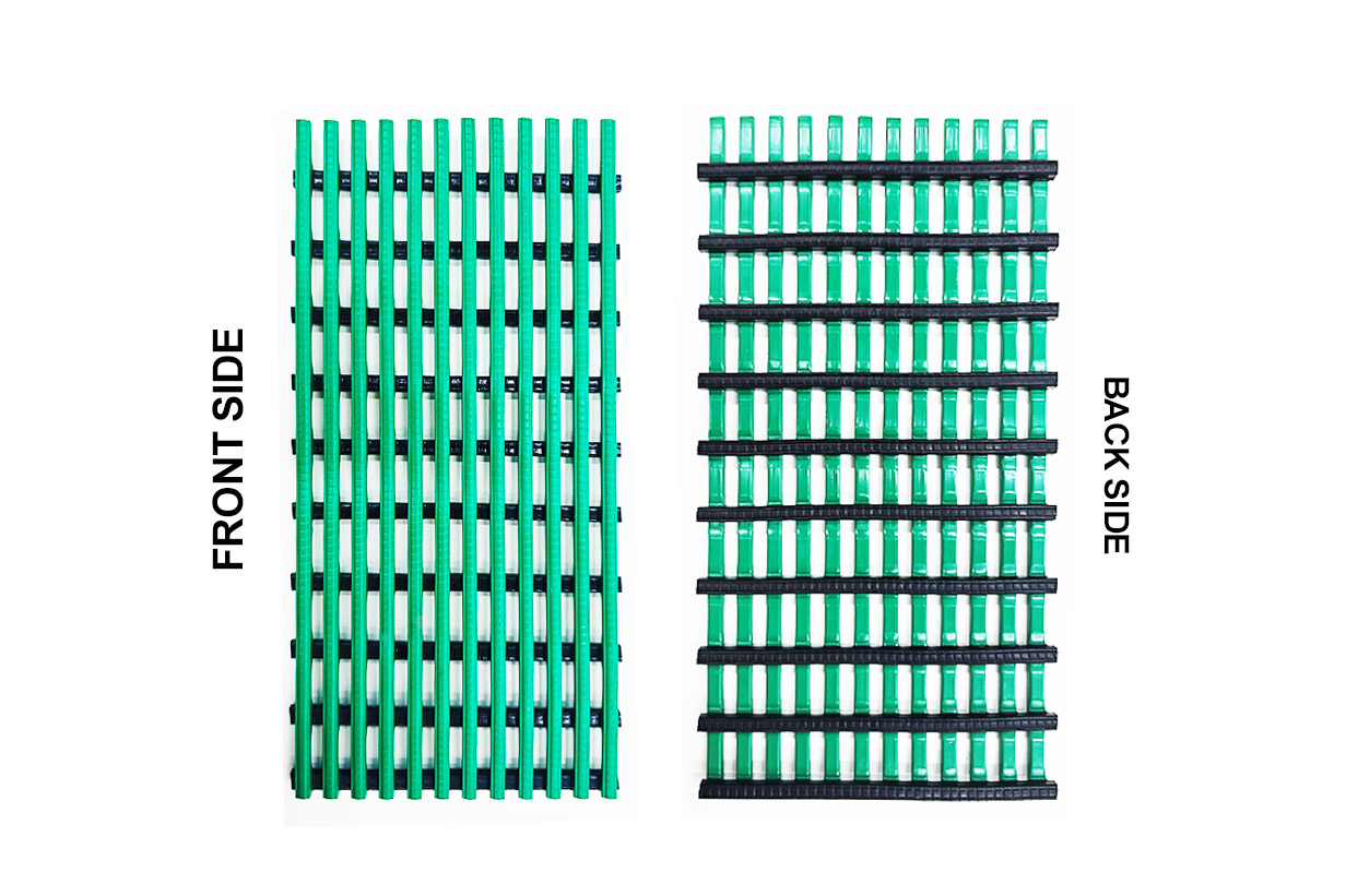 PVC Flexible Grating/Grid Mat Green(Roll Size: 1.2M x 10M)