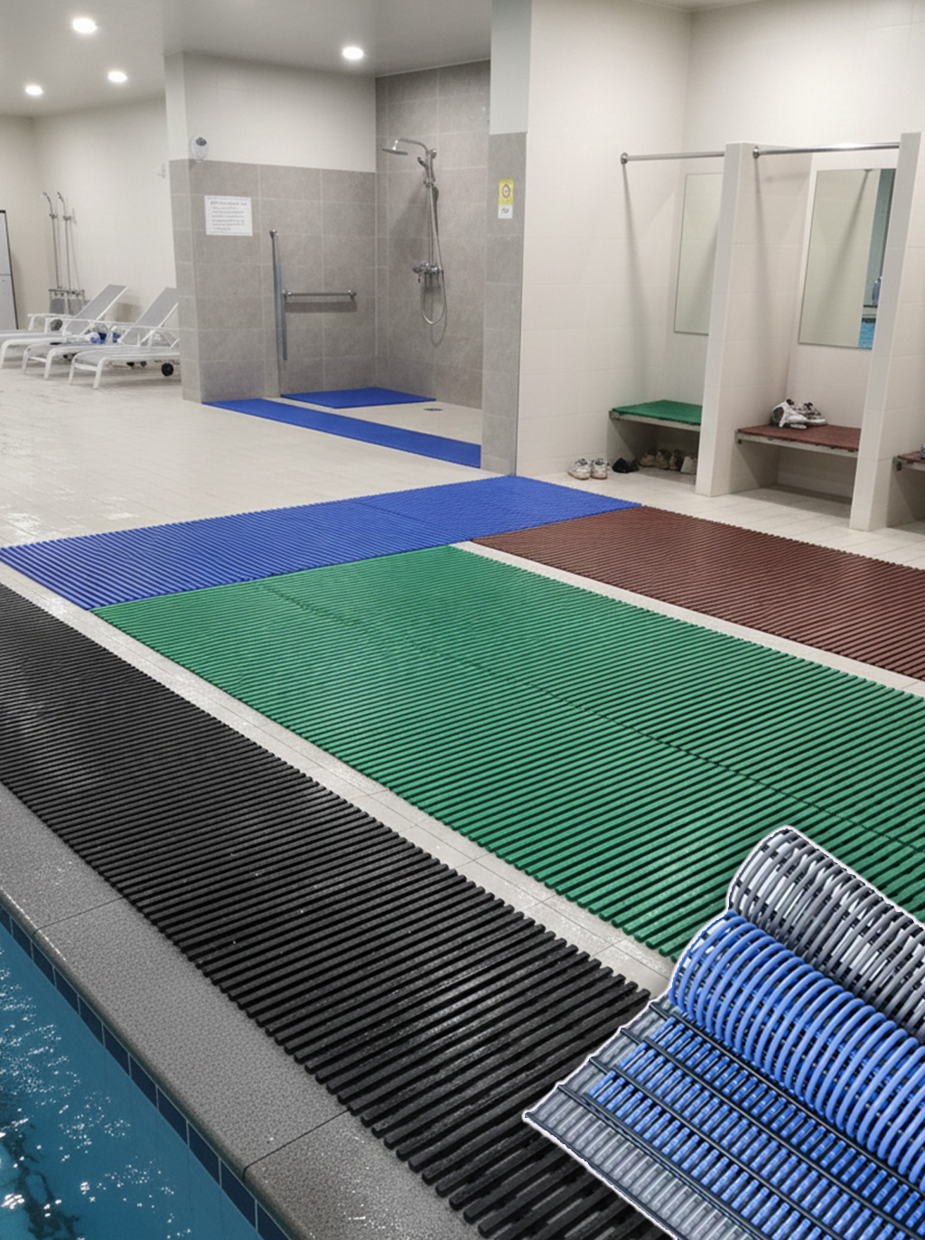 PVC Flexible Grating/Grid Mat for wet area